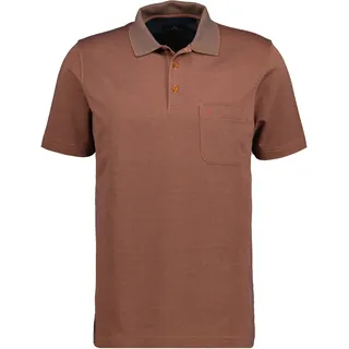 Poloshirt RAGMAN Gr. L, orange (terra, 580) Herren Shirts Kurzarm