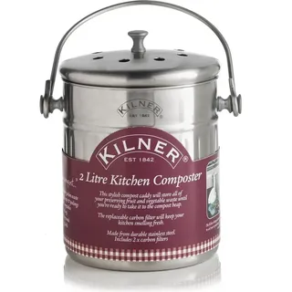 Kilner Küchenkomposter 2 l Silber