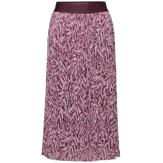 STREET ONE Midi-Meshrock Damen Rot 42