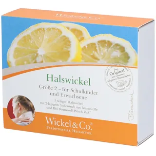 Halswickel Gr. 2, karo blau 1 St Folie