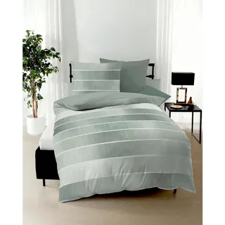 KAEPPEL Timeless Mako-Satin jade 135 x 200 cm + 80 x 80 cm