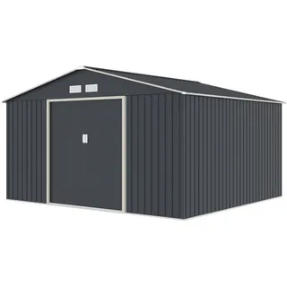 HATTORO Gerätehaus S350 3,41 x 3,22 m Grau