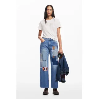Patchwork-Jeans, BLUE, 44