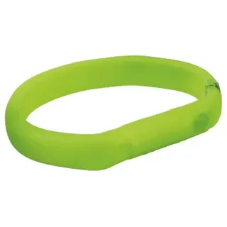 Trixie Flash Leuchthalsband Grün L-XL 70cm/18mm