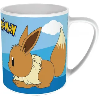 joojee GmbH Pokemon Pikachu & Evoli Tasse, 325 ml