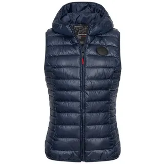 Geographical Norway Steppweste Stepp weste Kapuze Übergangs Herbst Winter Weste Windbreaker M 38