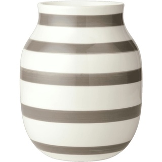 Kähler Design - Omaggio Vase H 20 cm warm grau