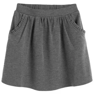 Next Skaterrock Frill Skater Skirt (1-tlg) grau 152 (12 J.)