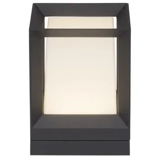 AEG LED Außenstehleuchte KUBUS anthrazit Nanotechnologie 8W 800lm 3000K Warmweiß...