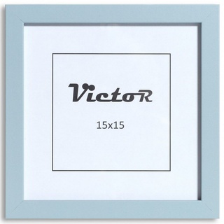 Victor (Zenith) Bilderrahmen Klee, Bilderrahmen Blau 15x15 cm, Bilderrahmen Modern blau Quadratisch