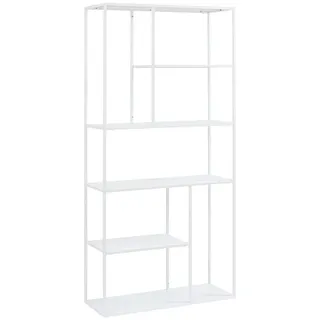 [en.casa] Standregal Vehmaa 90 x 30 x 188 cm Weiß