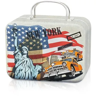Hpbaggy Mini-Reisekoffer,Deko-Koffer,Geldgeschenk Verpackung Hochzeit und Reisegutscheine,Geschenkkoffer Reiseerinnerungen,Geldgeschenke Reise,7,5 x 5,5 x 3,5 cm