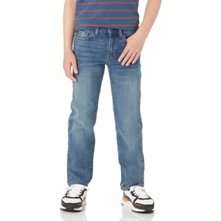 Amazon Essentials Jungen Gerade geschnittene Jeans mit normaler Passform, Helle Waschung, 11 Jahre Slim
