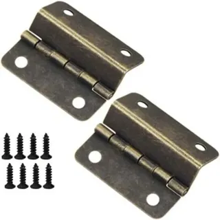 2 Scharniere Aus Antikbronze, Dekorative Schachtel, Faltbare Scharniere Für Türen, Schränke, Möbel, Vintage-schmuckschränke