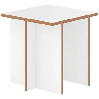Tojo Hocker MDF 45 x 45 x 45 cm Weiß