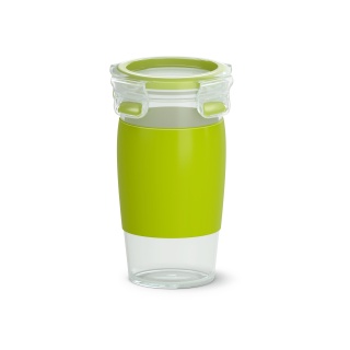EMSA CLIP & GO Smoothiebecher, 450 ml, Praktischer Behälter für Smoothies, Maße (B x L x T): 15,2 x 9,1 cm