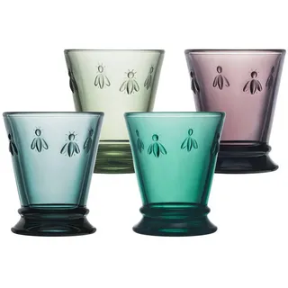 La Rochère Biene Abeille Wassergläser 4er Set bunt