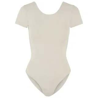 URBAN CLASSICS Damen Body Ladies Organic Stretch Jersey Body, Kurzarm Body für Frauen, Bio-Baumwolle, erhältlich in vielen Farben, Größen XS-5XL - XS