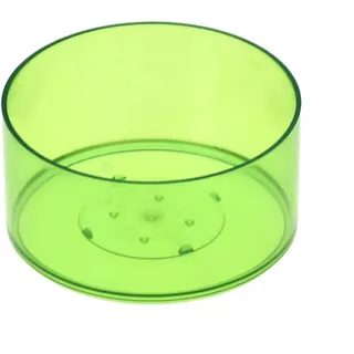 runde Kunststoff Teelichthüllen 37x19mm - Kerzengießen klassische Rundform, Farbe:Limegreen, Anzahl:100 Stück