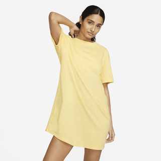 Nike Sportswear Chill Knit extragroßes T-Shirt-Kleid für Damen - Braun, S (EU 36-38)