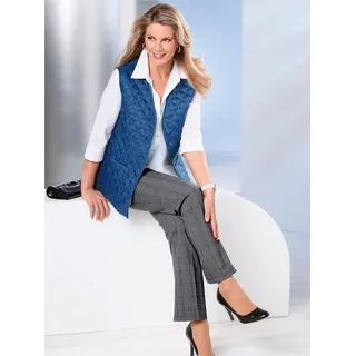 Sieh an! Steppweste in jeansblau | Gr.: 48