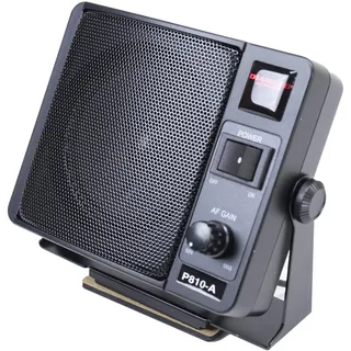 PNI Diamond Externer Lautsprecher mit Verstärkung PNI P810A 6W für CB-Funkgeräte, PA Lautsprecher, Schwarz