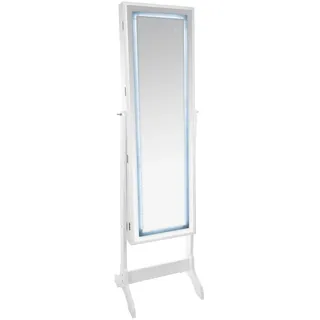 Led-schmuckkästchen Aus Glas - Weiß - 47x155 Cm Atmosphera Créateur D'Intérieur