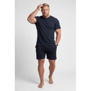 Men Plus by Happy Size Pyjama kurz Blau/Schwarz 8XL