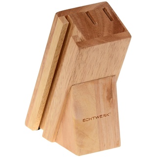 ECHTWERK Messerblock aus Holz für 3 Teile