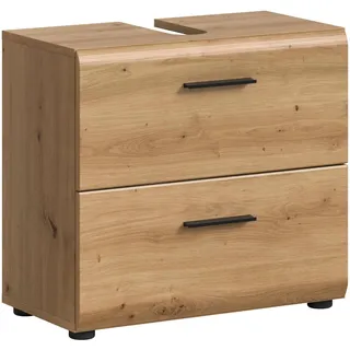 xonox.home Waschbeckenunterschrank Ice 60 x 54 x 60 cm Braun
