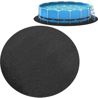 Yrrtyuo Pool Unterlage Rund,305/370/400cm PoolBodenplane Runden, Verdickte Poolmatten Untergrund Bodenschutzmatte Pools Poolunterlage Bodenschutzplane Bodenmatte Für Außen Pool Zubehör