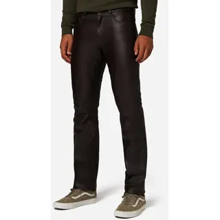 Bono Cow Waxy Lederjeans Lederhose von Ricano – Braun / 36 - Braun