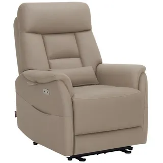 MCombo Relaxsessel M MCombo elektrisch 78 x 106,5 x 94 cm Beige/Braun mit Relaxfunktion