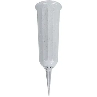 ulafbwur Grabsteinvase Blumenvase T-Form Abnehmbare Kunststoff Outdoor Grabvase Friedhofsvasen mit Erdspieß für Park Blumenvase Vase