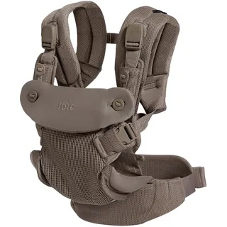 joie 4in1 Babytrage Savvy Air für Neugeborene ab 3,5 kg bis 16 kg einsetzbar mit 4 Tragepositionen & Mesh-Gewebe - Bisque