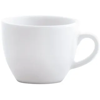 KAHLA Tasse Pronto weiss Frühstücks-Obertasse 0,4 l, Porzellan, Frühstücks-Obertasse 0,38 l weiß