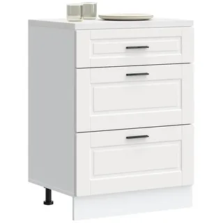vidaXL Unterschrank Porto 100 x 60 x 82,5 cm Weiß
