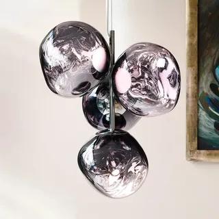 Tom Dixon Melt Pendelleuchte, LED 4-flammig, LEDC04CHEU+MES02SM#4,
