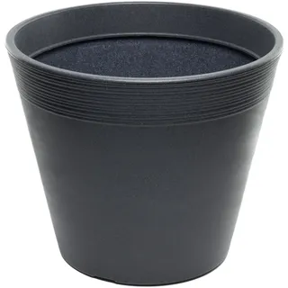 Dehner Groovy Ø 33 x 28,6 cm Anthrazit