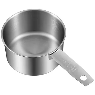 LuxusKollektion Messbecher Messbecher Einzeln Cup, 250 ml Edelstahl