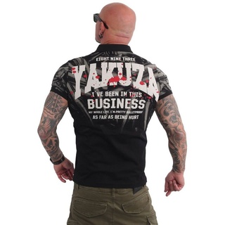 YAKUZA Poloshirt Business Poloshirt schwarz 3XL