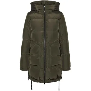 VERO MODA Damen Vmoslo Noos 3/4 Down Jacket Jacke, Peat, XS EU - XS