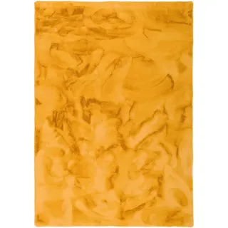 Pergamon Luxus Super Soft Fellteppich 140 x 180 cm Curry
