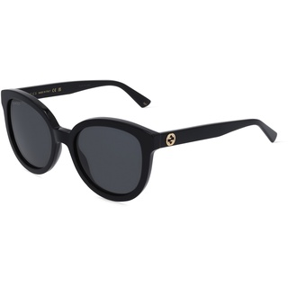 Gucci GG 1315S Damen-Sonnenbrille Vollrand Butterfly Recycelt-Gestell, schwarz