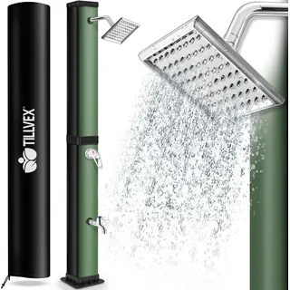 tillvex Solardusche Schwarz/Grün 40 l