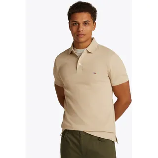 Tommy Hilfiger Slim Fit, Poloshirt Kurzarm 1985 Beige, XXL