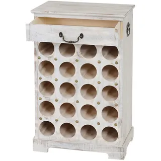 MCW Weinregal Torre T324 76 x 48 x 31 cm Weiß
