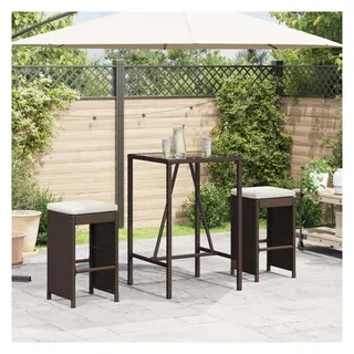 vidaXL Gartenstuhl 43 x 82 x 76 cm braun 2 St.