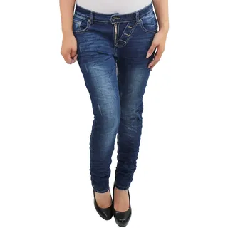 Sotala Damen Jeans Röhrenjeans Skinny Slim Fit Hose Hüftjeans Stretchjeans - 40