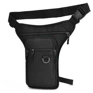Bexdug Beinbeuteltasche, Wandern Hüfttasche mit Mehreren Taschen, Mehrzweck-Motorrad-Beintasche Outdoor-Reisen Hüfttasche Wandern Klettern Oberschenkeltasche
